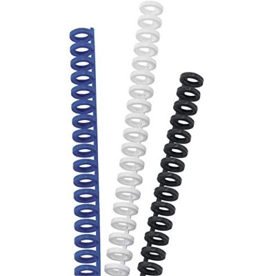 GBC ClickBind Plastspiral till Inbindningsmaskin, Svart, 16mm, Binder upp till 145 Ark, A4, 34 Ringar GBC ClickBind Plastspiral till Inbindningsmaskin, Svart, 16mm, Binder upp till 145 Ark, A4, 34 Ringar