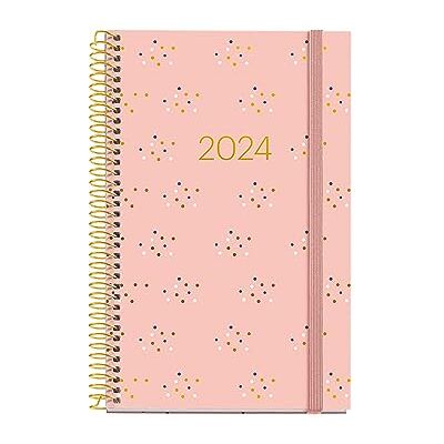 Miquelrius Årlig agenda 2024, Vecka Visa, Aktiv storlek 117 x 182 mm, Hårt lock, Spiralbindning, Gummiförslutning, Spanska, Engelska och Portugisiska, Minidots med stämpling guld Miquelrius Årlig agenda 2024, Vecka Visa, Aktiv storlek 117 x 182 mm, Hårt lock, Spiralbindning, Gummiförslutning, Spanska, Engelska och Portugisiska, Minidots med stämpling guld