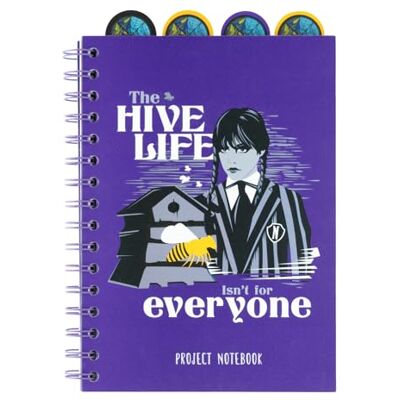 Grupo Erik A5 Project Notebook With 4 Dividers Wednesday A5 Notebook With Dividers, Project Planner, Notepad A5 Wednesday Stationery, Wednesday Gifts, Wednesday Addams Gifts Grupo Erik A5 Project Notebook With 4 Dividers Wednesday A5 Notebook With Dividers, Project Planner, Notepad A5 Wednesday Stationery, Wednesday Gifts, Wednesday Addams Gifts