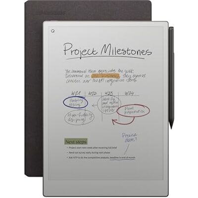 reMarkable Premium-paket Paper Pro E-bläck Surfplatta 11,8" Färgskärm + Marker Plus Penna med Integrerat Suddgummi + Book Folio Polymerfodral Grå reMarkable Premium-paket Paper Pro E-bläck Surfplatta 11,8" Färgskärm + Marker Plus Penna med Integrerat Suddgummi + Book Folio Polymerfodral Grå