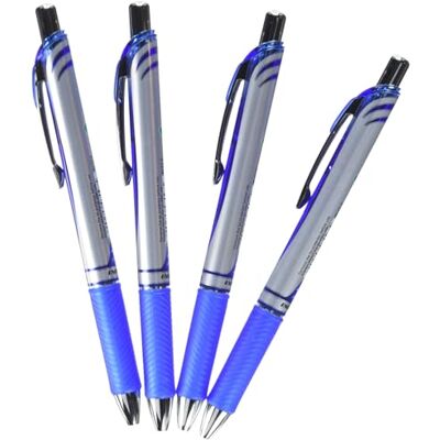 Pentel BL77-CO Gelpenna, Blå, 4 Stycken Pentel BL77-CO Gelpenna, Blå, 4 Stycken