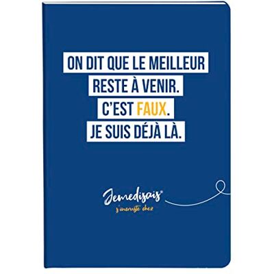 Clairefontaine 116015C Jemedisais, Carnet broché A5 14,8x21 cm, 128 pages, ligné, ass. Clairefontaine 116015C Jemedisais, Carnet broché A5 14,8x21 cm, 128 pages, ligné, ass.