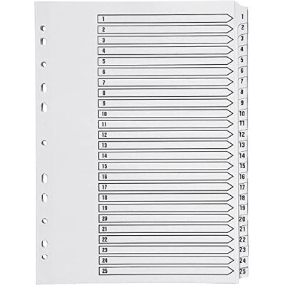 Q-Connect Q Connect A4 1-25 Mylar-index Q-Connect Q Connect A4 1-25 Mylar-index