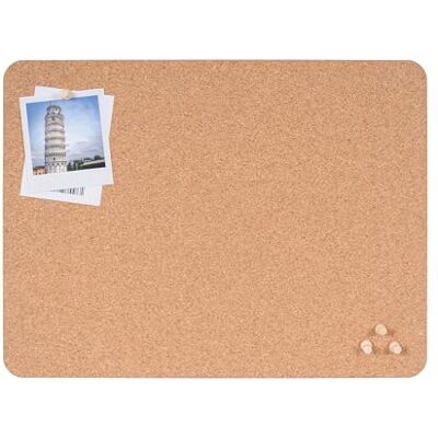 Bi-Office , Eco Ramfri Korktavla, 40 x 30 cm, Dubbelsidig Naturlig Kork, Rektangulär, Utan Ram Bi-Office , Eco Ramfri Korktavla, 40 x 30 cm, Dubbelsidig Naturlig Kork, Rektangulär, Utan Ram