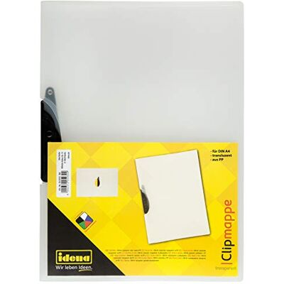 Idena A4 Clip mapp genomskinlig/matt Idena A4 Clip mapp genomskinlig/matt
