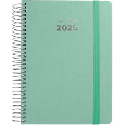 Grafoplás Grafoplas Agenda 2025 vecka Vista a6 Fancy Model Mint Spanska Spiral Hårt fodrat tyg Elastisk stängning Januari till december Inklusive klistermärken ikoner och meddelanden FSC Grafoplás Grafoplas Agenda 2025 vecka Vista a6 Fancy Model Mint Spanska Spiral Hårt fodrat tyg Elastisk stängning Januari till december Inklusive klistermärken ikoner och meddelanden FSC