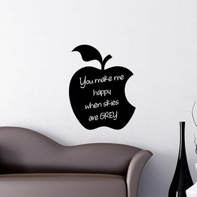 Väggklistermärke - Grönt Äpple Tavla - 50x40cm Väggklistermärke - Grönt Äpple Tavla - 50x40cm