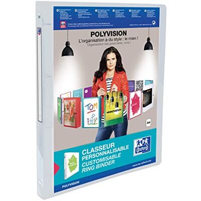 Oxford ELBA plastringbok polyvision 12 Stück färglös Oxford ELBA plastringbok polyvision 12 Stück färglös