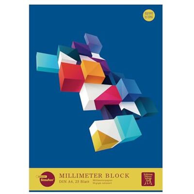 Staufen Dürer millimeterblock/arkitektblock DIN A4 25 ark 90 g/m², 2 stycken Staufen Dürer millimeterblock/arkitektblock DIN A4 25 ark 90 g/m², 2 stycken