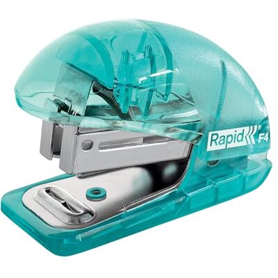 Rapid Mini-häftklamrar, 6-pack, belastning ovanifrån, 10 ark kapacitet, integrerad häftklammerborttagare, inklusive häftklamrar, Colour'Breeze serie, blå, 5001327 Rapid Mini-häftklamrar, 6-pack, belastning ovanifrån, 10 ark kapacitet, integrerad häftklammerborttagare, inklusive häftklamrar, Colour'Breeze serie, blå, 5001327