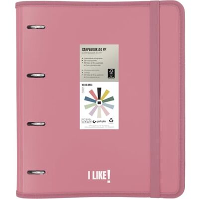 Grafoplás Grafoplas Arkivskåp med 4 ringar i plast a4 med reservdel, rosa Carpebook, inklusive rutiga ark 90 g 5 x 5 färgkanter, avdelare, kuvert med dragkedja, klistermärken och planerblad, böjd rygg Grafoplás Grafoplas Arkivskåp med 4 ringar i plast a4 med reservdel, rosa Carpebook, inklusive rutiga ark 90 g 5 x 5 färgkanter, avdelare, kuvert med dragkedja, klistermärken och planerblad, böjd rygg
