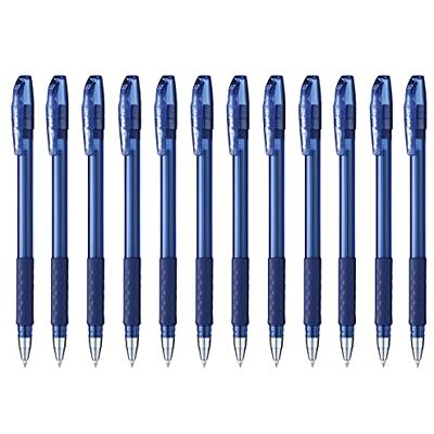 Pentel I Feel It! Set med 12 kulspetspennor 0,7 mm blå Pentel I Feel It! Set med 12 kulspetspennor 0,7 mm blå