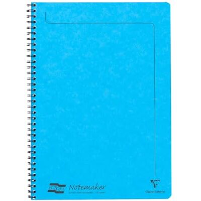 Clairefontaine 482/1148Z anteckningsblock turkos spiral anteckningsbok – A4 21 x 29,7 cm – 120 avtagbara linjerade sidor – vitt papper 90 g – glansigt kortskydd Clairefontaine 482/1148Z anteckningsblock turkos spiral anteckningsbok – A4 21 x 29,7 cm – 120 avtagbara linjerade sidor – vitt papper 90 g – glansigt kortskydd
