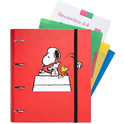 Grupo Erik Erik Ringbuch Snoopy – mappset med avdelare Grupo Erik Erik Ringbuch Snoopy – mappset med avdelare