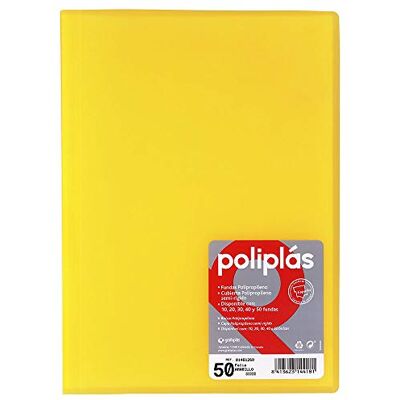 Grafoplás Grafoplas – Mapp med 50 ärmar, Foolscap, polypropylen täcker Folio citron träd Grafoplás Grafoplas – Mapp med 50 ärmar, Foolscap, polypropylen täcker Folio citron träd