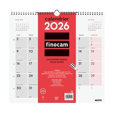 Finocam Väggkalender 2026 1 månad per sida januari december 2026 (12 månader) 2026 kalender att notera Neutral månadsplanerare svensk Finocam Väggkalender 2026 1 månad per sida januari december 2026 (12 månader) 2026 kalender att notera Neutral månadsplanerare svensk