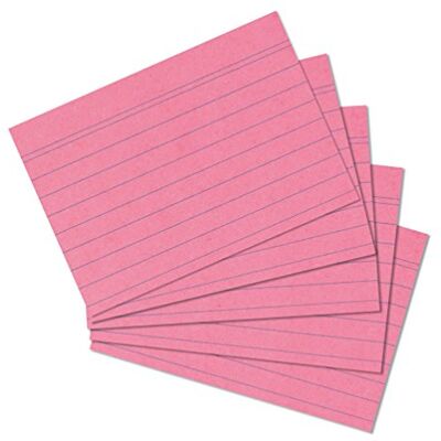 herlitz indexkort A6, linjerat, rosa, 100 stycken herlitz indexkort A6, linjerat, rosa, 100 stycken