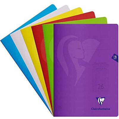 Clairefontaine 303226C – MIMESYS PIQURE 210X297 32P N°26 90G ASS – PAQUET DE 25 Clairefontaine 303226C – MIMESYS PIQURE 210X297 32P N°26 90G ASS – PAQUET DE 25