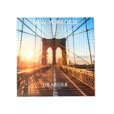 DRAEGER PARIS 1886 Stor väggkalender 28 x 29 cm 2026 NYC-tema 12 månader FSC-papper avtagbara illustrationer DRAEGER PARIS 1886 Stor väggkalender 28 x 29 cm 2026 NYC-tema 12 månader FSC-papper avtagbara illustrationer