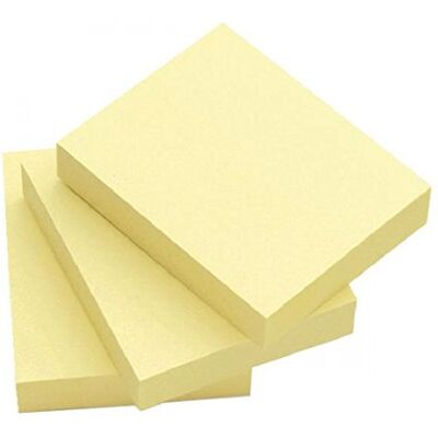 Q-Connect 51 x 76 mm snabbnotering omplacerbar dyna – gul Q-Connect 51 x 76 mm snabbnotering omplacerbar dyna – gul