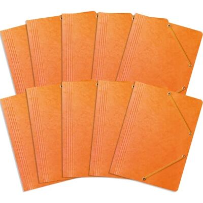 Bantex Islagmapp med gummi A4 , A4, förpackning med 10 orange Bantex Islagmapp med gummi A4 , A4, förpackning med 10 orange