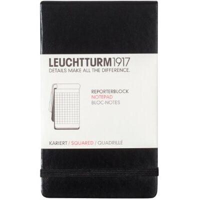 LEUCHTTURM1917 Notes reporterski w kratke czarny 333843 LEUCHTTURM1917 Notes reporterski w kratke czarny 333843
