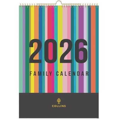 Collins Edge Rainbow Månatlig väggkalender 2026 (EDFC135-26) Collins Edge Rainbow Månatlig väggkalender 2026 (EDFC135-26)