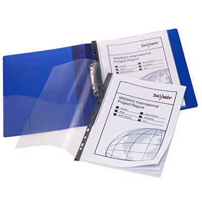 Snopake A4 siktbok (20 omslag vardera, ringbokmekanik) 5 st. transparent Snopake A4 siktbok (20 omslag vardera, ringbokmekanik) 5 st. transparent