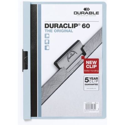 Durable 220906 KLÄMMAPP DURACLIP® 60, blå, 25 stycken Durable 220906 KLÄMMAPP DURACLIP® 60, blå, 25 stycken