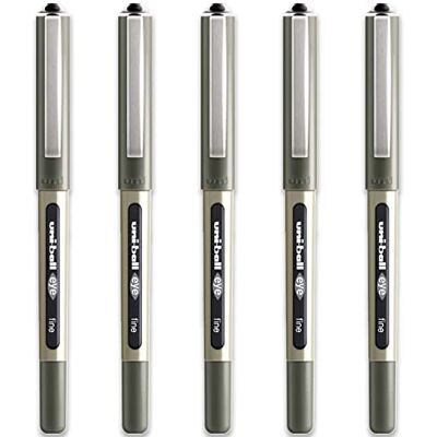 Faber-Castell uni-ball 148297 – kulspetspenna uni-boll öga UB-157, fin, 0,4 mm, blisterkort, svart, 5 stycken Faber-Castell uni-ball 148297 – kulspetspenna uni-boll öga UB-157, fin, 0,4 mm, blisterkort, svart, 5 stycken