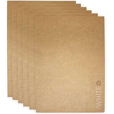 ArtWay ArtWay Skissbok med mjuk rygg - Vitt kartongpapper - A3 - Förpackning med 6 ArtWay ArtWay Skissbok med mjuk rygg - Vitt kartongpapper - A3 - Förpackning med 6