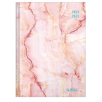herlitz 50034888 Skolkalender 2021/2022 Legend, A5, motiv: Marble rosé, 1 styck herlitz 50034888 Skolkalender 2021/2022 Legend, A5, motiv: Marble rosé, 1 styck