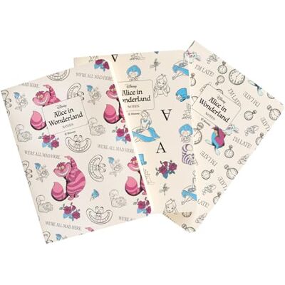 Grupo Erik Disney Alice in Wonderland Pack Of 3 A6 Notebooks A6 Notebook Notebooks A6 Notepads A6 A6 Notepad Cute Stationery Alice In Wonderland Gifts Disney Gifts Grupo Erik Disney Alice in Wonderland Pack Of 3 A6 Notebooks A6 Notebook Notebooks A6 Notepads A6 A6 Notepad Cute Stationery Alice In Wonderland Gifts Disney Gifts