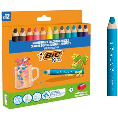 BIC barn multisurface pennor 12-pack BIC barn multisurface pennor 12-pack