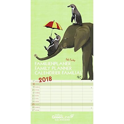 2018 Fab Funky Family Planner – teNeues GreenLine Kalender – 23 x 45,5 cm 2018 Fab Funky Family Planner – teNeues GreenLine Kalender – 23 x 45,5 cm