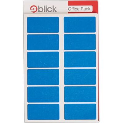 Blick -etiketter, blå, självhäftande klistermärken kontorspaket, rektangulära, 25 mm x 50 mm, 320 etiketter, för hem, kontor, familj, skola, bokstäver Blick -etiketter, blå, självhäftande klistermärken kontorspaket, rektangulära, 25 mm x 50 mm, 320 etiketter, för hem, kontor, familj, skola, bokstäver