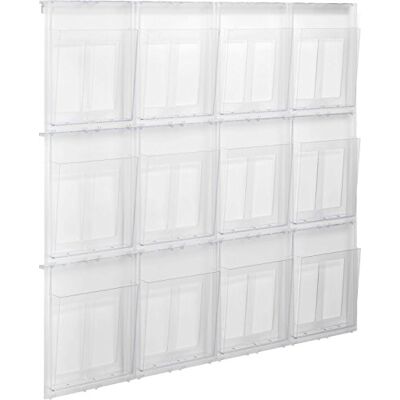Helit H6811102 – Väggdisplay "the placativ" 12 x DIN A4, glasklar Helit H6811102 – Väggdisplay "the placativ" 12 x DIN A4, glasklar
