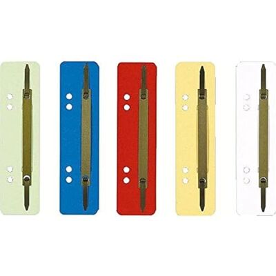 Exacompta 427000B förpackning (med 250 hänghäftremsor av kartong med dubbla hål, metallskydd för dokument, formatera din A4, 35 x 150 mm) 1-pack sorterad i 5 färger Exacompta 427000B förpackning (med 250 hänghäftremsor av kartong med dubbla hål, metallskydd för dokument, formatera din A4, 35 x 150 mm) 1-pack sorterad i 5 färger