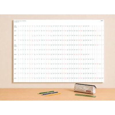 ADDITIO Väggplanerare kurs 2026–2027 Årlig kalender från september till augusti A1-storlek Månatlig väggplanerare Munken-papper 150 g Kursvisuell arrangör spanska ADDITIO Väggplanerare kurs 2026–2027 Årlig kalender från september till augusti A1-storlek Månatlig väggplanerare Munken-papper 150 g Kursvisuell arrangör spanska