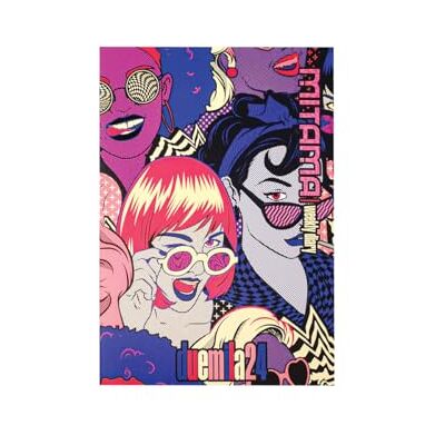 Mitama TRENDY POP -ART GRAFIK Agenda Veckoplanerare 18 månader September 2023 Februari 2025-158 sidor + 50 extra innehåll Flexibelt omslag + bokmärke 15 x 21 cm Mitama TRENDY POP -ART GRAFIK Agenda Veckoplanerare 18 månader September 2023 Februari 2025-158 sidor + 50 extra innehåll Flexibelt omslag + bokmärke 15 x 21 cm