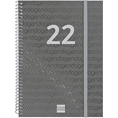 Finocam Agenda 2022 Horisontell vecka, januari 2022 till december 2022 (12 månader) E10-155x212mm Spiral Year Black Italian Finocam Agenda 2022 Horisontell vecka, januari 2022 till december 2022 (12 månader) E10-155x212mm Spiral Year Black Italian