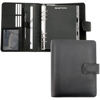 BIND T 5 Mapp med magnetisk stängning, Svart, A5 BIND T 5 Mapp med magnetisk stängning, Svart, A5