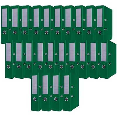 OFFICER PRODUCTS A4-mapp Pärm/Dokumentmappar/Set om 24/75 mm Ryggbredd/7,5 cm/Grön/Ringpärm/Tålig/PP-plastomslag/Låsmekanism/Dokumentorganisation/Använd Hemma Eller På Kontoret OFFICER PRODUCTS A4-mapp Pärm/Dokumentmappar/Set om 24/75 mm Ryggbredd/7,5 cm/Grön/Ringpärm/Tålig/PP-plastomslag/Låsmekanism/Dokumentorganisation/Använd Hemma Eller På Kontoret