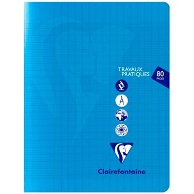 Clairefontaine 303727C Cahiers Agrafés de Travaux Pratiques Mimesys 17x22 cm 80 Pages Grands Carreaux 90 g et Unies Blanches 125 g Couverture Polypro Aléatoires assorties Paquet de 5 Clairefontaine 303727C Cahiers Agrafés de Travaux Pratiques Mimesys 17x22 cm 80 Pages Grands Carreaux 90 g et Unies Blanches 125 g Couverture Polypro Aléatoires assorties Paquet de 5