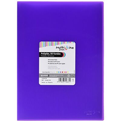 Grafoplás Grafoplas 1461735 – mapp, 50 skal, foolscap, lock PP, violett Grafoplás Grafoplas 1461735 – mapp, 50 skal, foolscap, lock PP, violett