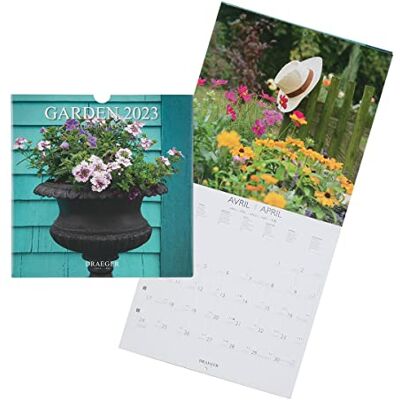 DRAEGER Paris Trädgårdskalender 2023 hängande 29 x 29 cm 16 månader september-22 till dec 23 7 språk kontorskalender, månadshus dekoration, organisation FSC-certifierat papper DRAEGER Paris Trädgårdskalender 2023 hängande 29 x 29 cm 16 månader september-22 till dec 23 7 språk kontorskalender, månadshus dekoration, organisation FSC-certifierat papper