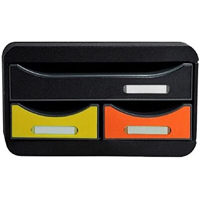 Exacompta Ref. 311798D SMALL-BOX MINI 3 lådor 1 låda för A4+ dokument 2 tunna lådor för små redskap mått 347 x 278 x 130 mm arlekin Exacompta Ref. 311798D SMALL-BOX MINI 3 lådor 1 låda för A4+ dokument 2 tunna lådor för små redskap mått 347 x 278 x 130 mm arlekin