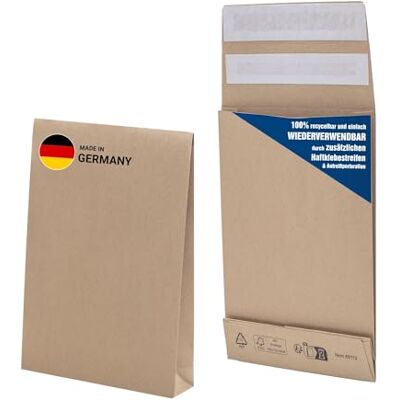 Bong E-Green Kraft Mailer 229x162x40mm 120GSM Peel & Seal Bong E-Green Kraft Mailer 229x162x40mm 120GSM Peel & Seal