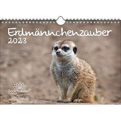 Seelenzauber Jordmans magi DIN A4 kalender för 2023 surikater – själsmagi Seelenzauber Jordmans magi DIN A4 kalender för 2023 surikater – själsmagi