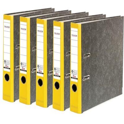 FALKEN Original 5-pack återvinningsmapp molnmarmor. Tillverkat i Tyskland. 5 cm smal DIN A4 gul rygg ringpärm mapp brevmapp kontorsmapp kartongmapp CO2-neutral blå ängel FALKEN Original 5-pack återvinningsmapp molnmarmor. Tillverkat i Tyskland. 5 cm smal DIN A4 gul rygg ringpärm mapp brevmapp kontorsmapp kartongmapp CO2-neutral blå ängel
